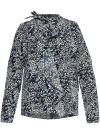 Isabel Marant Stretch Silk Utah Blouse In Navy
