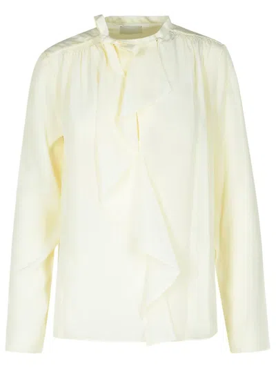 Isabel Marant 'utah' Cream Silk Blouse Women In Beige