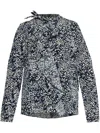 Isabel Marant Stretch Silk Utah Blouse In Blue