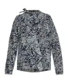 Isabel Marant Stretch Silk Utah Blouse In Gray