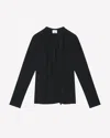 Isabel Marant Black Utah Ruffle-detail Blouse