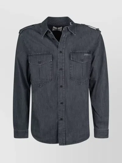 ISABEL MARANT UTILITY SHIRT WITH LONG SLEEVES AND POCKETS