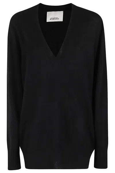 Isabel Marant Larana Knitwear In Black Wool