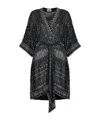 Isabel Marant Dress 'nawel' V-neckline Belted Waist In Black