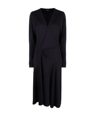 ISABEL MARANT V-NECK LONG-SLEEVED DRESS