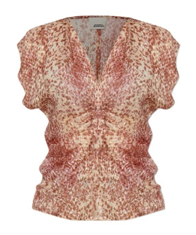 Isabel Marant V-neck Sleeveless Vest In Pink