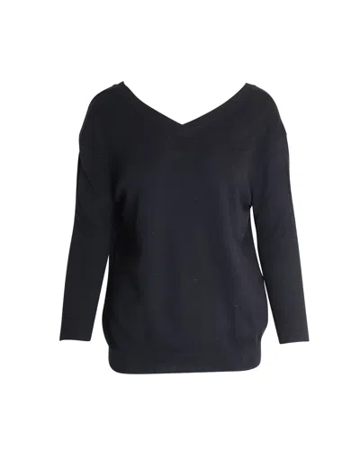 Isabel Marant V-neck Sweater In Black Cotton