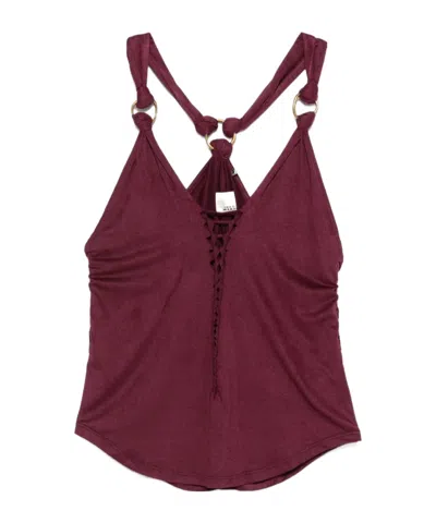 Isabel Marant V-neck Vest In Red