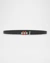 Isabel Marant Buckle Belt In Henna  Silver