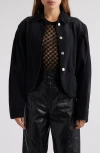 Isabel Marant Valettte Denim Jacket In Black