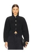 Isabel Marant Valettte Denim Jacket In Black