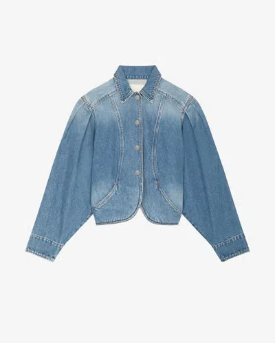 Isabel Marant Valette Jacket In Blue