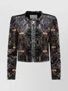 Isabel Marant Valian Graphic-print Cropped Jacket