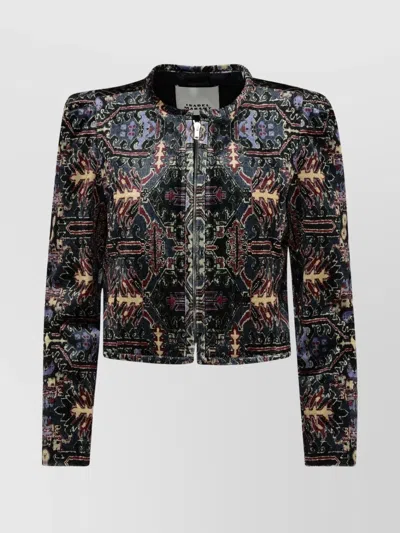 Isabel Marant 'valian' Multicolor Cotton Blend Jacket