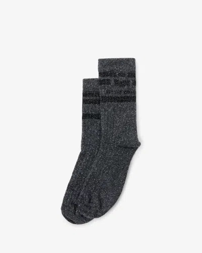 Isabel Marant Valiby Socks In Anthracite