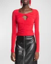 Isabel Marant Top Vandalia In Red