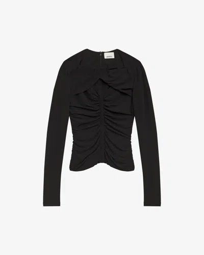 Isabel Marant Vandalia Top In Black