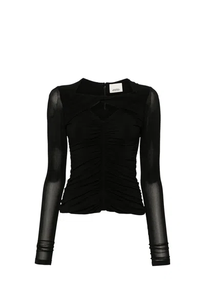 Isabel Marant Vandalia Top In Black