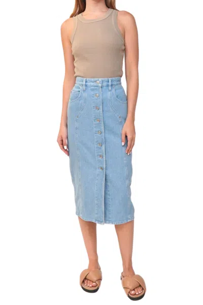 Isabel Marant Vandy Skirt In Light Blue
