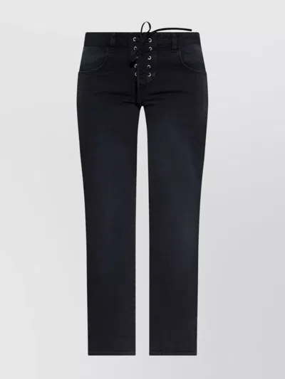 ISABEL MARANT VANEL CROPPED STRAIGHT LEG JEANS
