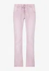 Isabel Marant Vanel Straight-leg Jeans In Pink