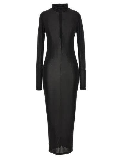 Isabel Marant Vanessa Fitted Midi Dress In Black
