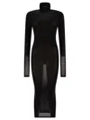 Isabel Marant Vanessa Long Sleeve Jersey Turtleneck Midi Dress