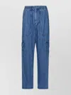 ISABEL MARANT 'VANNI' CARGO PANTS ELASTIC WAISTBAND