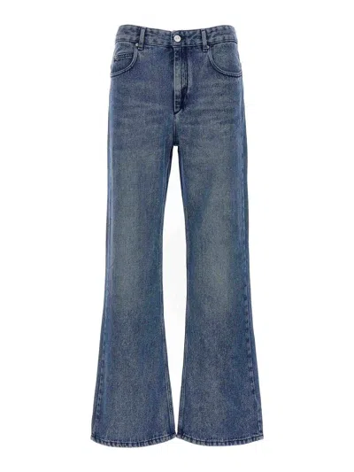 Isabel Marant Wide Ice Blue Jeans Women