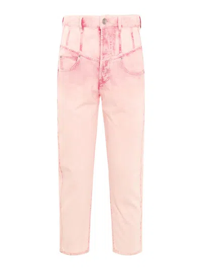 Isabel Marant Light Pink Cotton Jeans