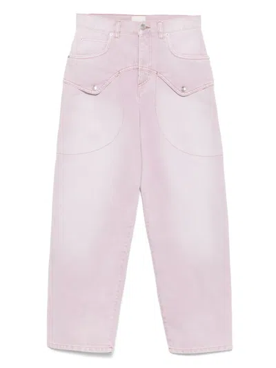 Isabel Marant Varga Jeans In Pink