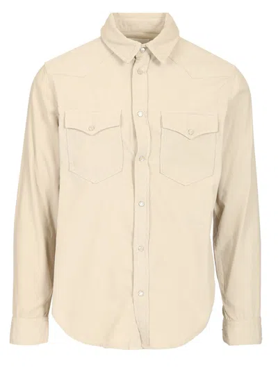 Isabel Marant Vasco Shirts Beige In Neutral