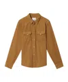 Isabel Marant Vasco Chest-pockets Shirt In Brown