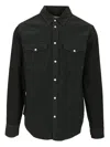Isabel Marant Vasco Shirts Black In Blue