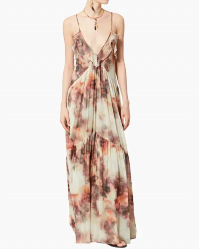Isabel Marant Vasmila Dress In Beige In Multi