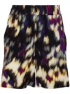 Isabel Marant Vatauya Elastic Waist Shorts In Multicolor