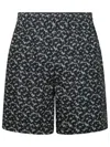 ISABEL MARANT VATAYA BLACK COTTON BERMUDA SHORTS