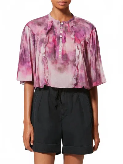 Isabel Marant Veelia Top In Pink