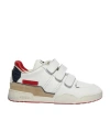 Isabel Marant Leather Lace-up Sneakers In White