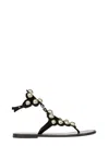 Isabel Marant Velvee Suede Sandals With Studs In Black