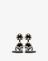 Isabel Marant Velvee Suede Sandals With Studs In Black And Silver