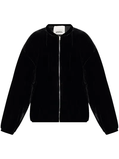 Isabel Marant Women's Delima Velvet Bomber In Black