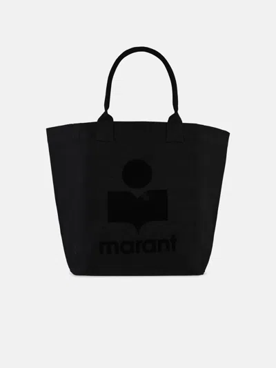 Isabel Marant 'venky' Black Cotton Shopping Bag