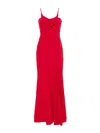 Isabel Marant Kapri Cowl-neck Cutout Maxi Dress In Red