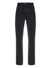 Isabel Marant Vetan Centre-seam Straight-leg Jeans In Black