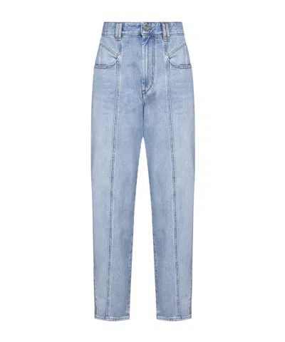 Isabel Marant Vetan Wide-leg Jeans In Blue