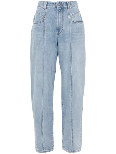 Isabel Marant High-rise Wide-leg Jeans In 30lu Light Blue