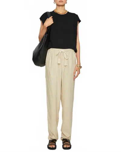 Isabel Marant Viamao Wide Eg Pants In Ecru In White