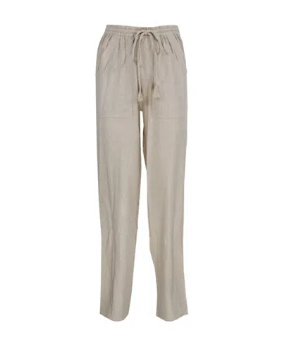 Isabel Marant Viamao Wide-leg Silk Trousers In Nude