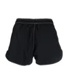 Isabel Marant Vicente Logo-patch Swim Shorts In Black